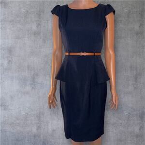 XOXO Navy Blue Sheath Dress Size Small